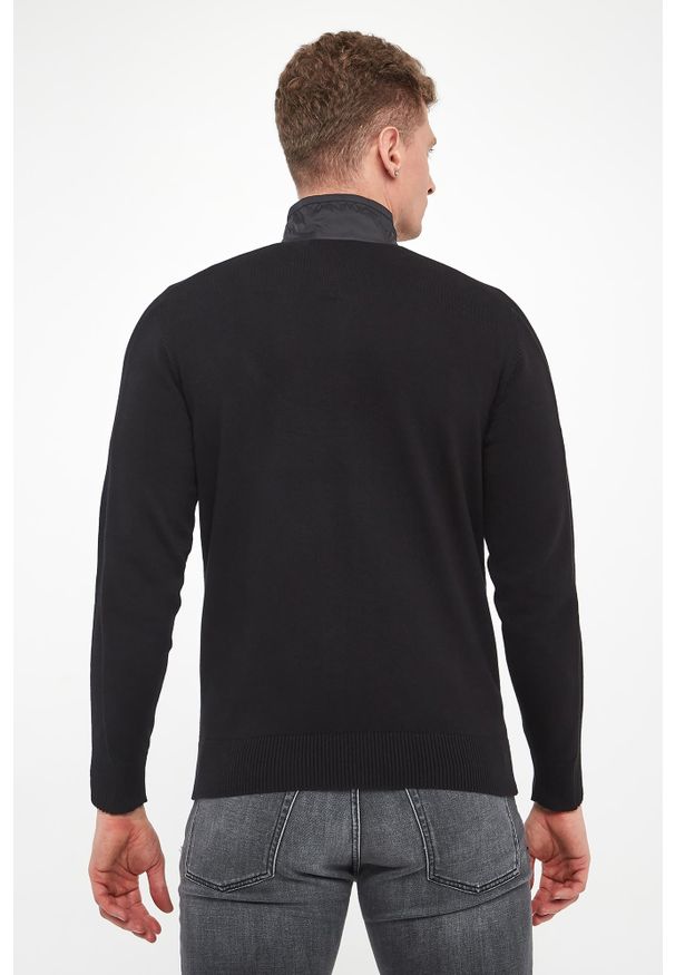 Karl Lagerfeld - Sweter męski zapinany KARL LAGERFELD