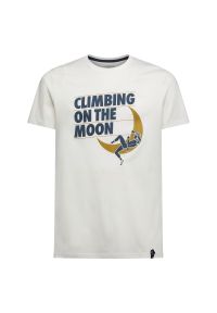 LA SPORTIVA - Koszulka wspinaczkowa męska La Sportiva Moon Rock T-Shirt. Kolor: biały. Sport: turystyka piesza #1