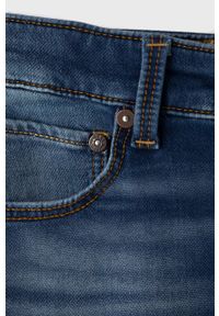Jack & Jones Szorty jeansowe dziecięce kolor granatowy. Okazja: na co dzień. Kolor: niebieski. Materiał: jeans. Styl: casual