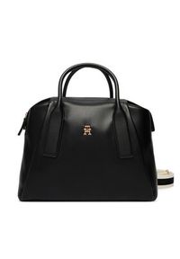 TOMMY HILFIGER - Tommy Hilfiger Torebka AW0AW18532 Czarny. Kolor: czarny. Materiał: skórzane #5