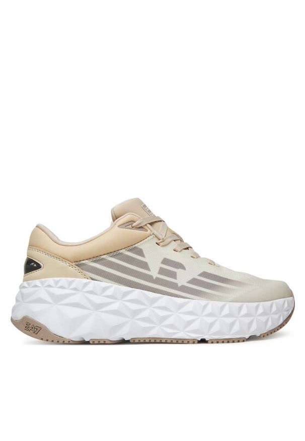 EA7 Emporio Armani Sneakersy X8X239 XK432 R963 Beżowy. Kolor: beżowy. Materiał: materiał