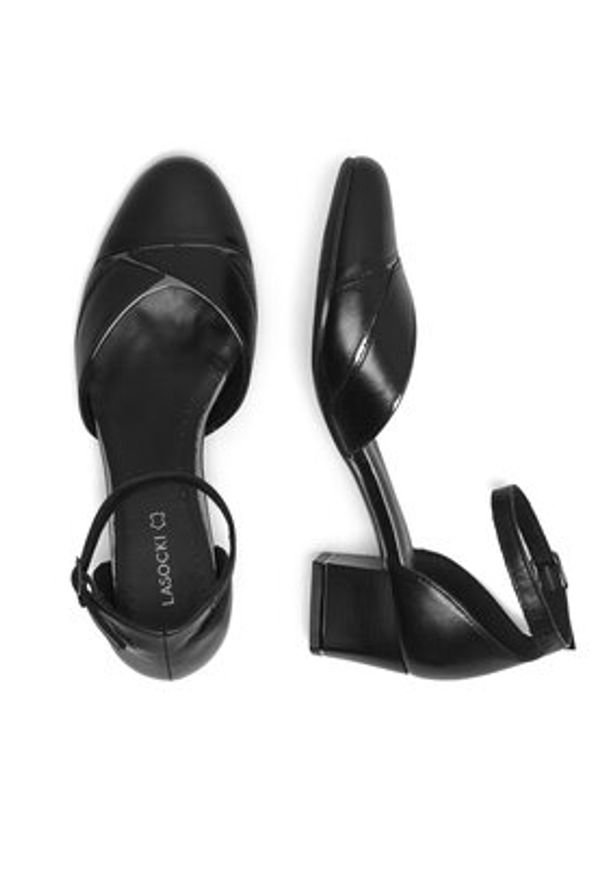 Lasocki Czółenka RST-NOEMI-03 Czarny. Kolor: czarny. Materiał: skóra