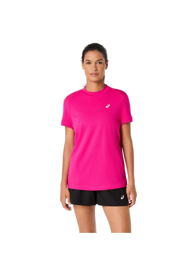 Damski jersey Asics Court. Kolor: różowy. Materiał: jersey. Sport: tenis