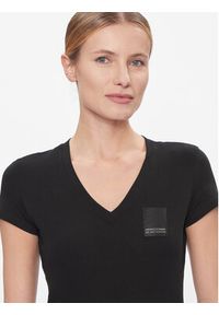 Armani Exchange T-Shirt 3DYT35 YJ3RZ 1200 Czarny Regular Fit. Kolor: czarny. Materiał: bawełna #2