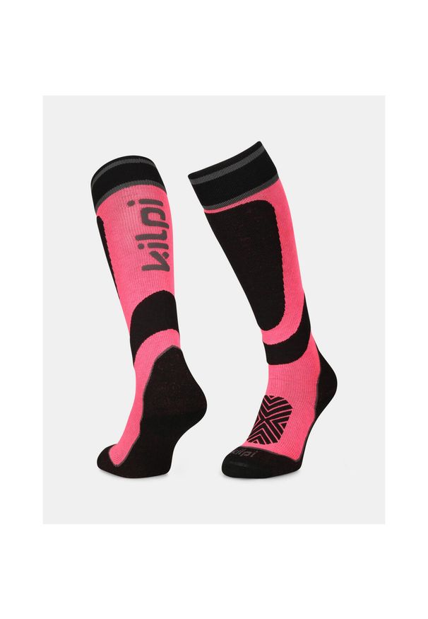Skarpety narciarskie unisex Kilpi ANXO-U. Kolor: różowy. Sport: narciarstwo