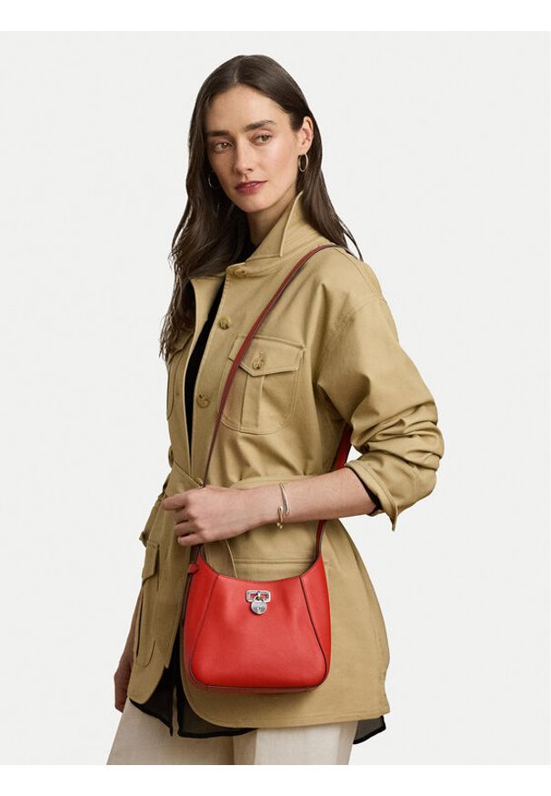 Lauren Ralph Lauren - LAUREN RALPH LAUREN Torebka 431966750007 Czerwony. Kolor: czerwony. Materiał: skórzane