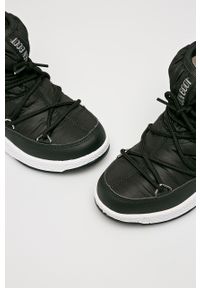 Moon Boot - Buty dziecięce. Nosek buta: okrągły. Zapięcie: sznurówki. Kolor: czarny. Materiał: guma #4