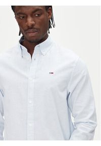 Tommy Jeans Koszula DM0DM20875 Błękitny Regular Fit. Kolor: niebieski. Materiał: bawełna #4