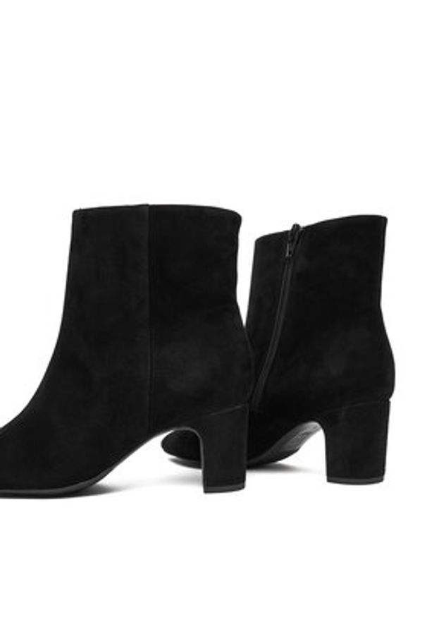 HÖGL Botki 0-105712-01000 Czarny. Kolor: czarny. Materiał: skóra, zamsz