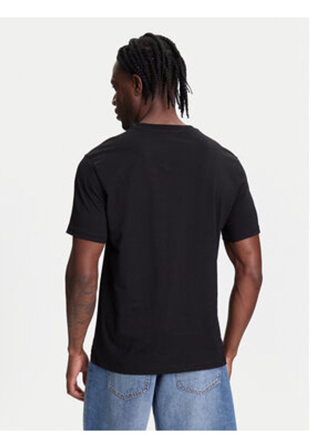 United Colors of Benetton - United Colors Of Benetton T-Shirt 3BL0U10AG Czarny Relaxed Fit. Kolor: czarny. Materiał: bawełna