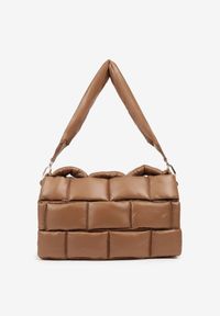 Renee - Beżowa Torebka na Ramię Typu Puffer Bag Norriva. Kolor: beżowy. Materiał: pikowane. Styl: elegancki. Rodzaj torebki: na ramię