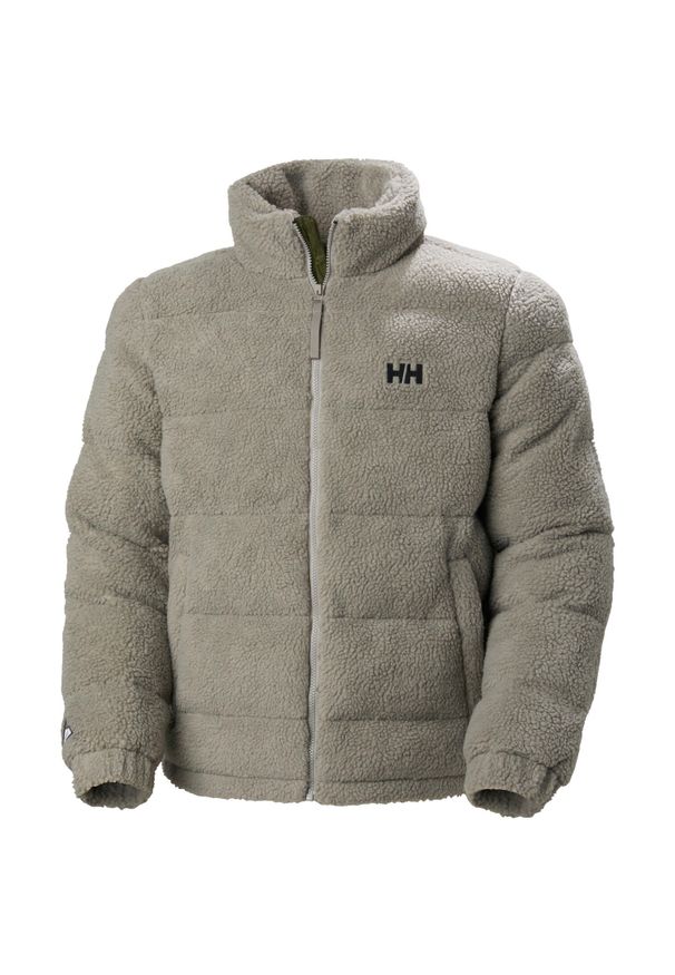 Kurtka narciarska Helly Hansen Yu Teddy Pile. Kolor: szary. Sezon: zima. Sport: narciarstwo