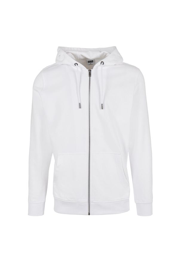 Bluza z kapturem Urban Classics basic terry zip. Typ kołnierza: kaptur. Kolor: czarny