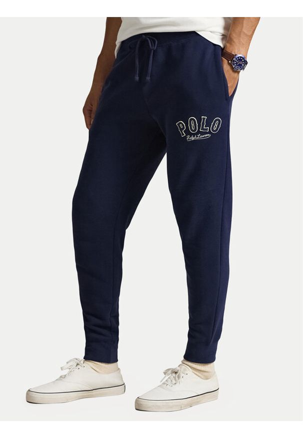 Polo Ralph Lauren Spodnie dresowe 710P04876001 Granatowy Regular Fit. Kolor: niebieski. Materiał: bawełna
