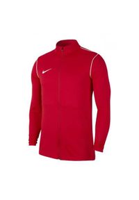 Bluza piłkarska chłopięca Nike Park 20 Track. Kolor: czerwony. Sport: piłka nożna