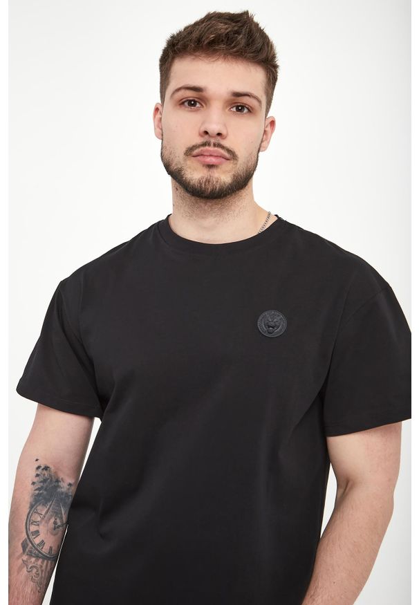 Philipp Plein - T-shirt męski z logo PLEIN SPORT. Styl: sportowy