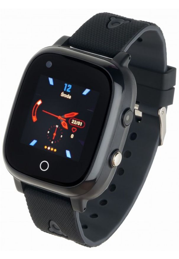 GARETT - Smartwatch Garett Kids Sun 4G czarny. Rodzaj zegarka: smartwatch. Kolor: czarny. Styl: klasyczny