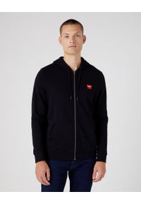 Wrangler - WRANGLER ZIP THRU HOODIE MĘSKA BLUZA LOGO W664HA100