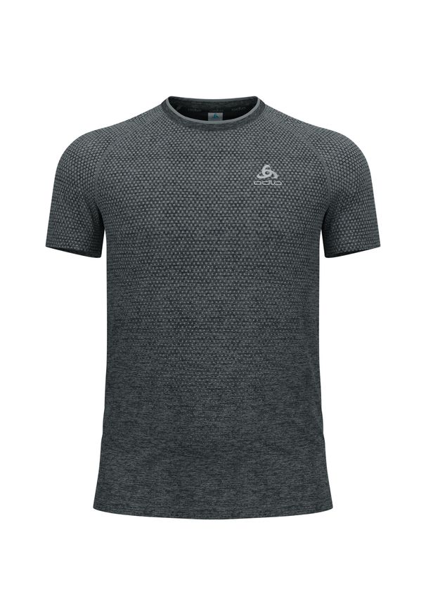 Koszulka męska Odlo T-shirt crew neck s/s ESSENTIAL SEAMLESS. Kolor: szary. Sport: turystyka piesza