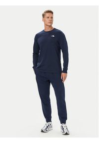 The North Face Longsleeve Evolution Simple Dome NF0A8EU3 Granatowy Regular Fit. Kolor: niebieski. Materiał: bawełna. Długość rękawa: długi rękaw #4