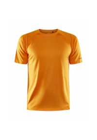 Koszulka treningowa męska Craft Core Unify. Kolor: żółty, wielokolorowy, pomarańczowy. Długość rękawa: krótki rękaw. Długość: krótkie #1