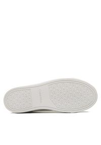 Calvin Klein Sneakersy Cupsole Wave Lace Up HW0HW01349 Beżowy. Kolor: beżowy. Materiał: skóra