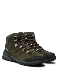 Jack Wolfskin Trekkingi Refugio Texapore Mid M 4049841 Khaki. Kolor: brązowy. Materiał: skóra. Sport: turystyka piesza #7