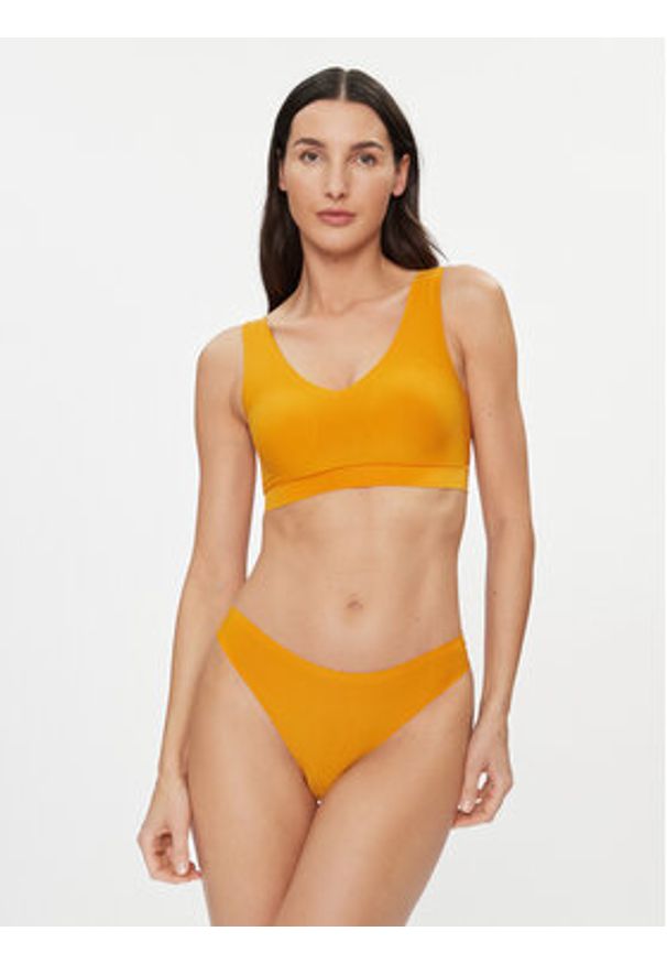 Chantelle Stringi Soft Stretch C26490 Żółty. Kolor: żółty. Materiał: syntetyk