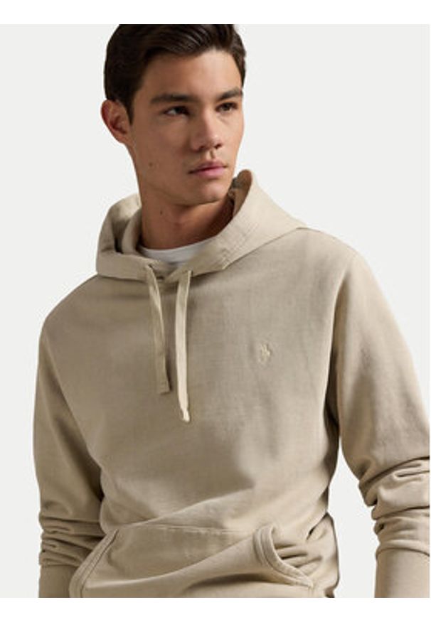 Polo Ralph Lauren Bluza 710916690029 Beżowy Regular Fit. Typ kołnierza: polo. Kolor: beżowy. Materiał: bawełna