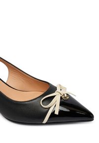 Love Moschino - LOVE MOSCHINO Czółenka JA10316G1OIE200A Czarny. Kolor: czarny. Materiał: skóra #4