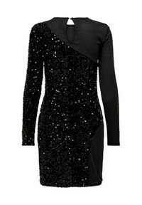 only - ONLY Sukienka koktajlowa 15312507 Czarny Regular Fit. Kolor: czarny. Materiał: syntetyk. Styl: wizytowy #2