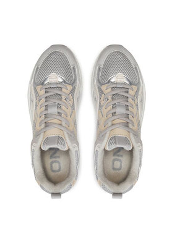 ONLY Shoes Sneakersy Soko 15304407 Beżowy. Kolor: beżowy. Materiał: materiał