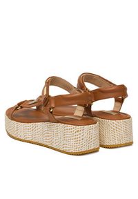 Liu Jo Sandały Flo 05 SA6151 P0102 Brązowy. Kolor: brązowy. Materiał: skóra #5