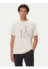 BOSS T-Shirt GRX Zone 50552184 Beżowy Relaxed Fit. Kolor: beżowy. Materiał: bawełna