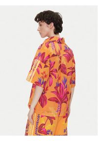 Adidas - adidas Koszula FARM Premium JD6281 Pomarańczowy Loose Fit. Kolor: pomarańczowy. Materiał: syntetyk