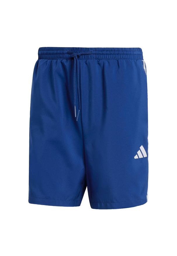 Adidas - Szorty Essentials 3-Stripes Chelsea. Kolor: biały, wielokolorowy, niebieski. Materiał: materiał