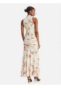 BARDOT - Bardot Sukienka wieczorowa Leanna 60373DB1 Écru Slim Fit. Kolor: kremowy. Materiał: syntetyk. Styl: wizytowy #5
