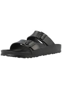 Klapki damskie Birkenstock Arizona W Eva. Zapięcie: bez zapięcia. Kolor: czarny. Materiał: syntetyk, materiał. Sport: turystyka piesza