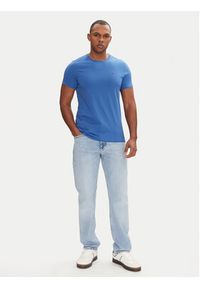 Tommy Jeans T-Shirt DM0DM04411 Niebieski Slim Fit. Kolor: niebieski. Materiał: bawełna #5