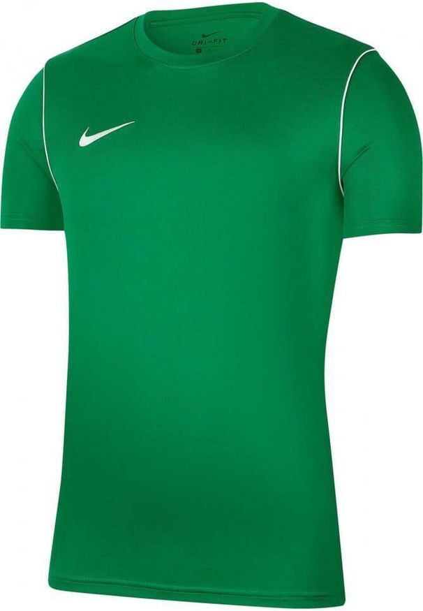 Koszulka piłkarska chłopięca Nike JR Park 20. Kolor: zielony. Długość rękawa: krótki rękaw. Długość: krótkie. Sport: piłka nożna