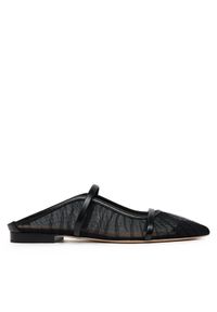 MALONE SOULIERS Klapki Maureen Flat 336 Czarny. Kolor: czarny. Materiał: materiał
