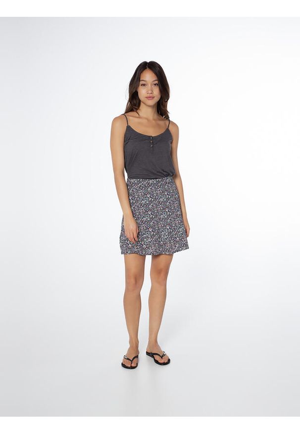 Damski tank top Protest Prtmimizan spaghetti. Kolor: czarny. Długość rękawa: na ramiączkach. Sport: turystyka piesza