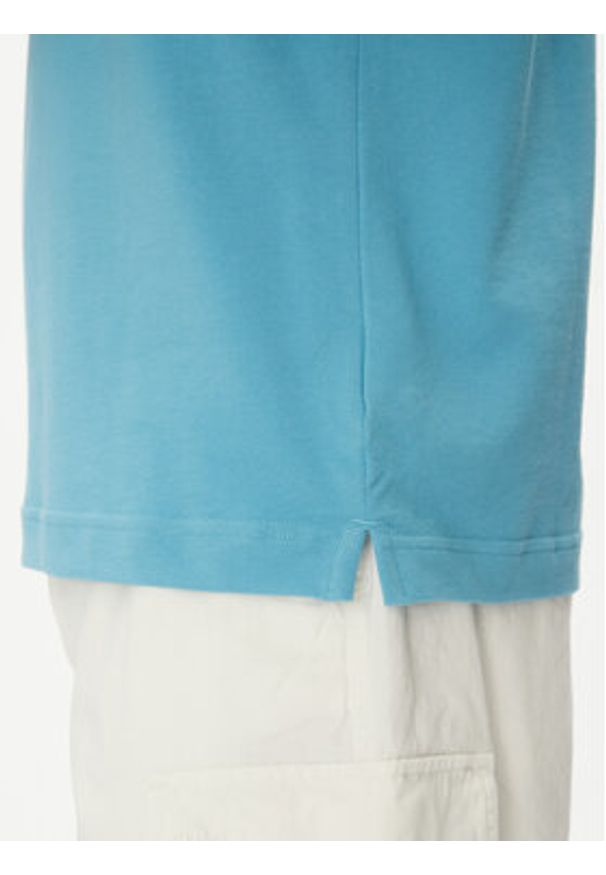 La Martina Polo Tex BPMP01 PK031 Błękitny Regular Fit. Typ kołnierza: polo. Kolor: niebieski. Materiał: bawełna