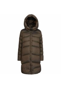 Geox - Kurtka GEOX W ADRYA Brązowy. Kolor: brązowy. Materiał: tkanina