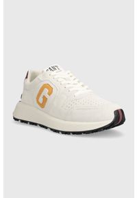 GANT - Gant sneakersy zamszowe Ronder kolor szary 27633227.G277. Nosek buta: okrągły. Kolor: szary. Materiał: zamsz #5