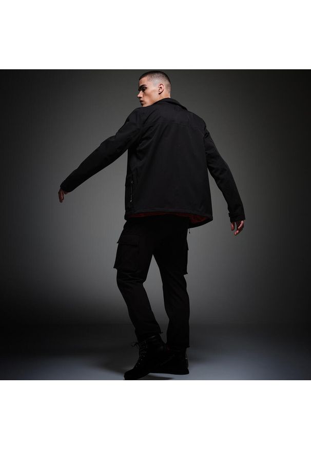 Regatta - CLR - Męska wodoodporna kurtka turystyczna Ramatuelle. Kolor: czarny. Sport: turystyka piesza