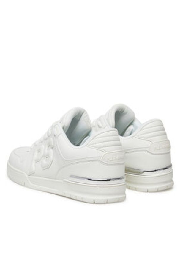 Plein Sport Sneakersy Viper I // GEN.X.05 SAES USC0737 STE003N Biały. Kolor: biały. Materiał: skóra