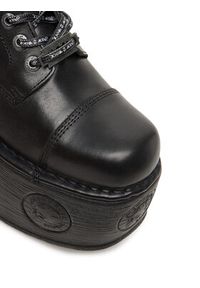 NEW ROCK Botki M-MILI083CCT-C18 Czarny. Kolor: czarny. Materiał: skóra. Styl: rockowy #6