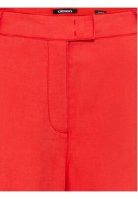 Olsen Spodnie materiałowe 14002165 Czerwony Straight Fit. Kolor: czerwony. Materiał: lyocell #4