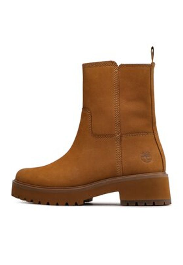 Timberland Botki Carnaby Cool Wrm Pull On Wr TB0A5VR8231 Brązowy. Kolor: brązowy. Materiał: skóra, nubuk